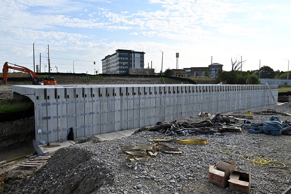 precast concrete bridge structure
