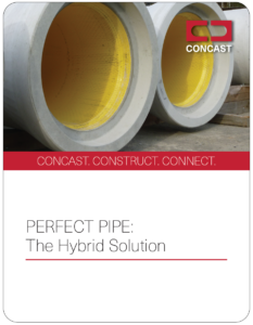 the cover of Concast's Perfect Pipe brochure.