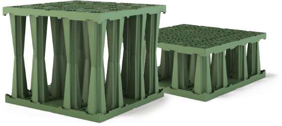 GreenStorm full and half blocks