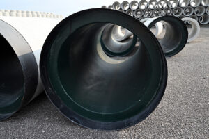 Micro-tunnel pipe with green coating